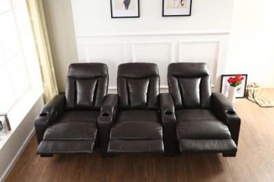 TheaterOne Seating  Trio Motorized Bonded Leather PMC-3005