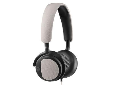 Bang & Olufsen - B&O Play - Beoplay H2 - Silver Cloud - Flexible On-Ear Corded Headphone with Microphone and Remote Control (OPEN BOX)