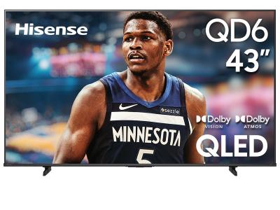 43" Hisense 43QD6QF Class QD6 Series QLED 4K Fire TV