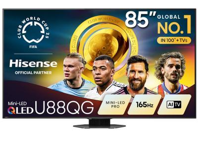 85" Hisense Mini-LED QLED AI TV Google TV - 85U88QG