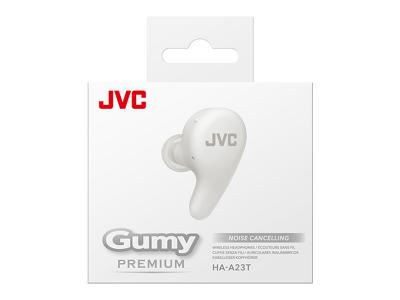 JVC Gumy Wireless Noise Cancelling Earbuds - HA-A23T-W