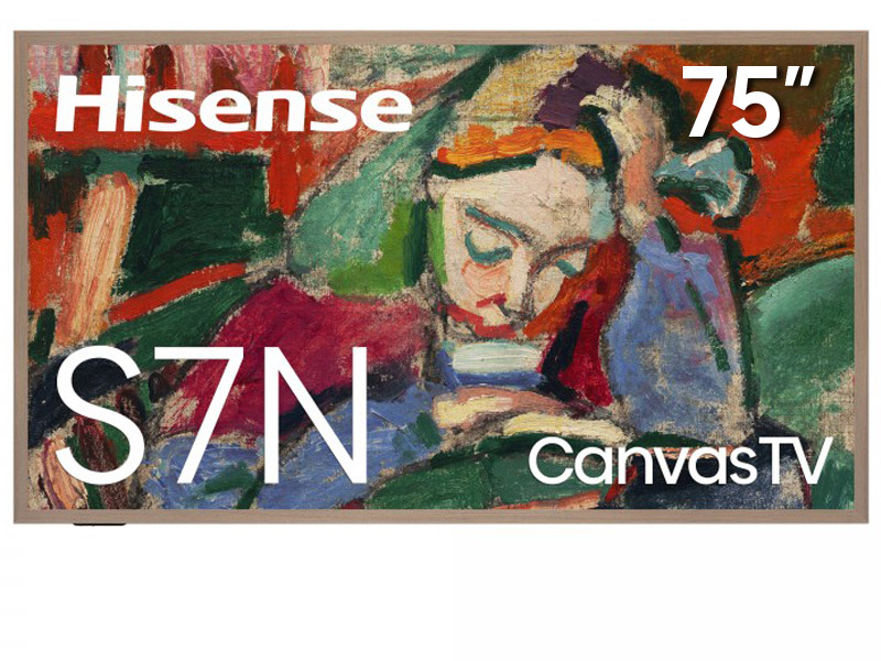 75" Hisense 75S7N CanvasTV 4K QLED Google TV