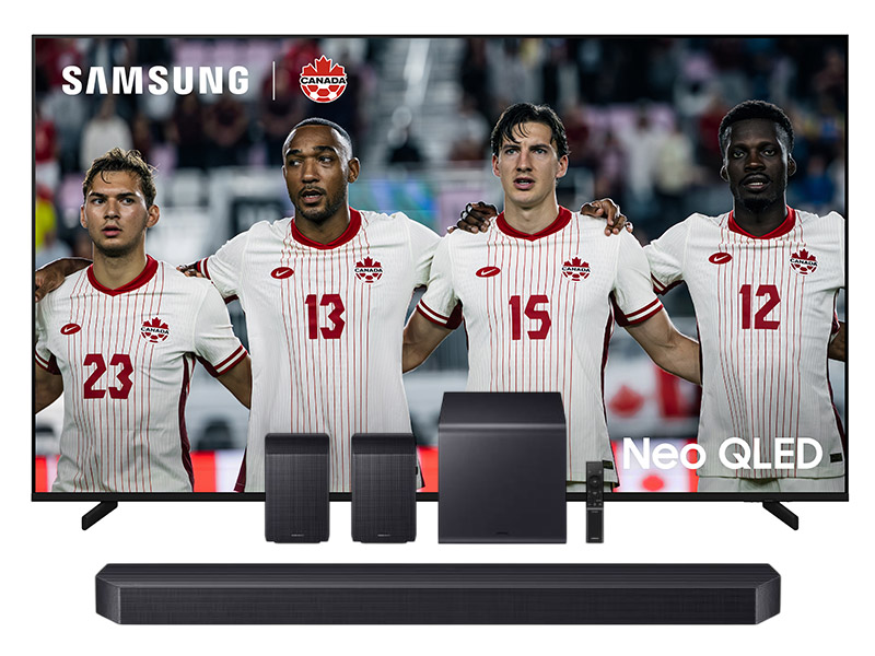 55" Samsung Neo QLED 4K Vision AI Smart TV + Q Series Soundbar - QN55QN80HAFXZC-HW-Q990F/ZC