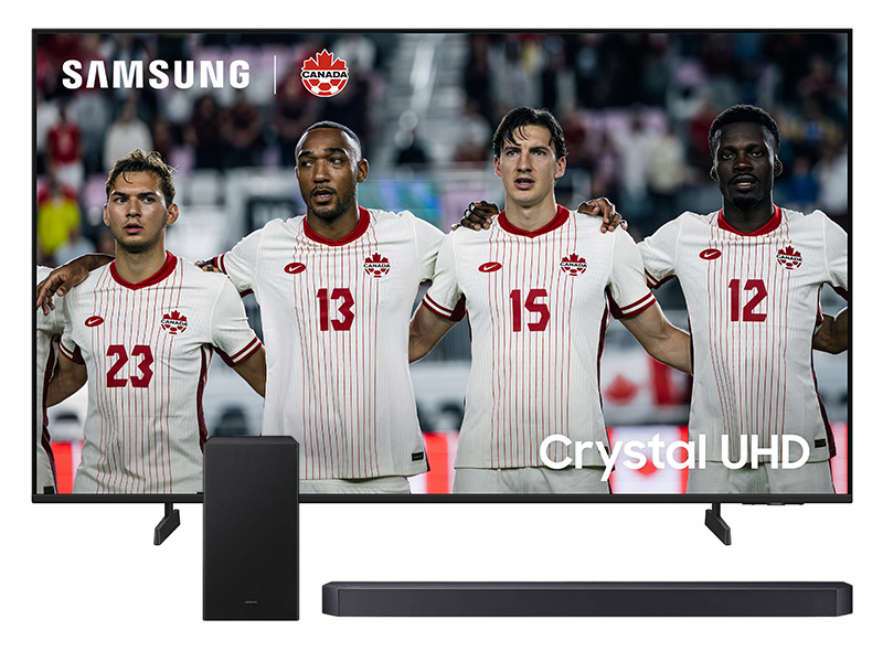 58" Samsung Crystal UHD 4K TV + Q-Series Soundbar - UN58U8000HFXZC-HW-Q600F/ZC