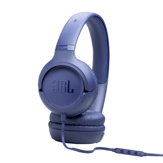 JBL Tune 530C Hi-res USB-C Wired On-ear Headphones In Blue - JBLT530CBLUAM