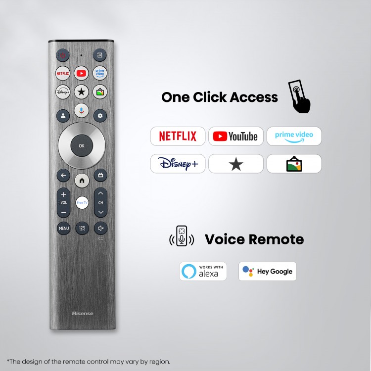 50" Hisense CanvasTV 4K QLED Google TV - 50S7N