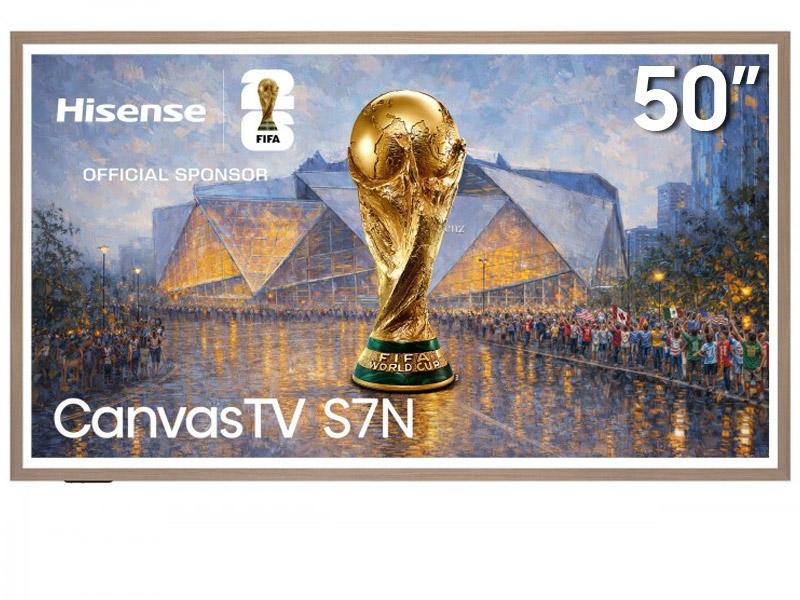 50" Hisense CanvasTV 4K QLED Google TV - 50S7N