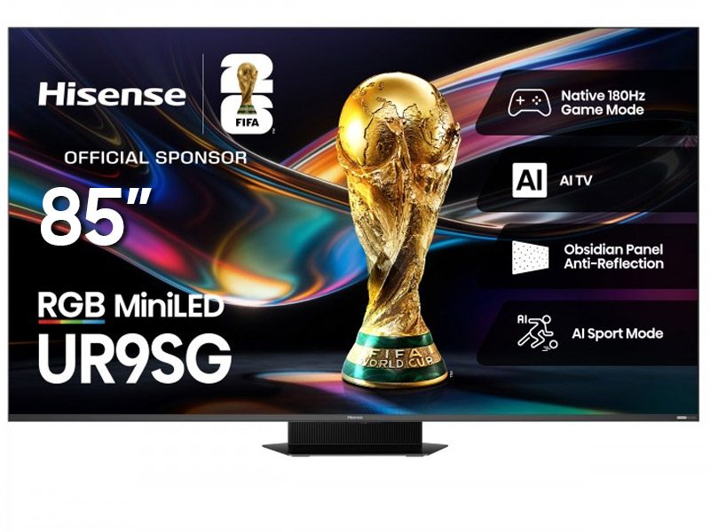 85" Hisense 85UR9SG RGB MiniLED AI Google TV