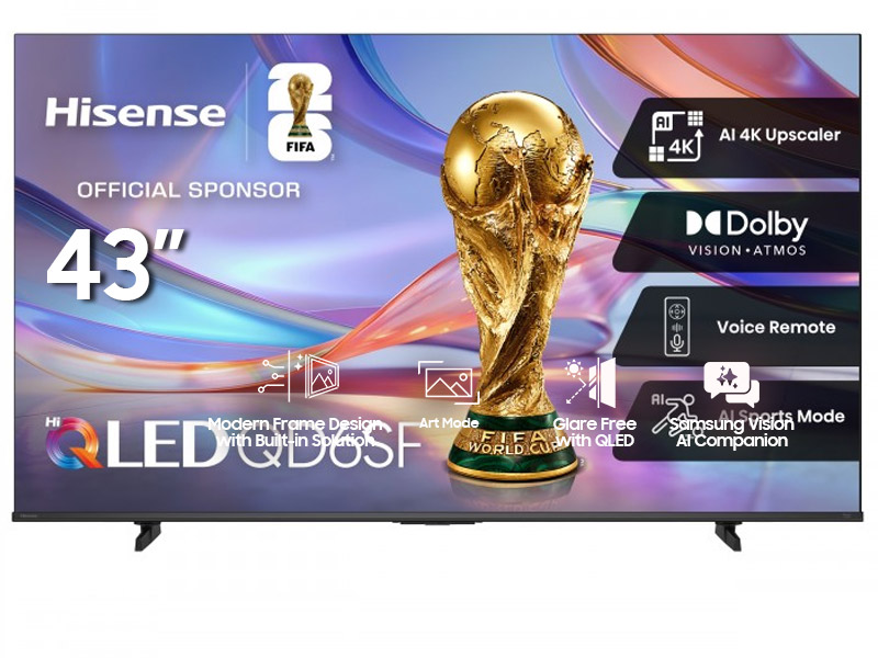 43" Hisense 43QD6SF Hi-QLED 4K UHD Fire Smart TV