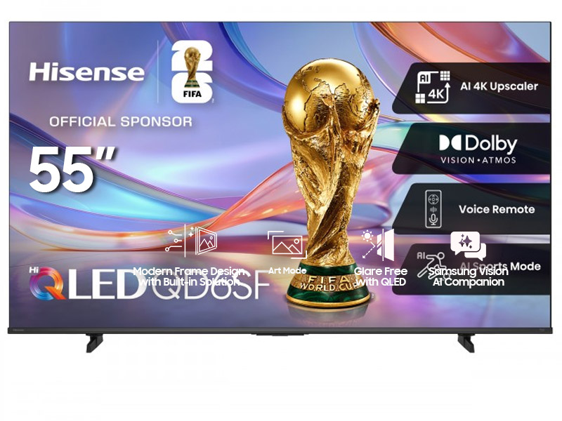 55" Hisense 55QD6SF Hi-QLED 4K UHD Fire Smart TV