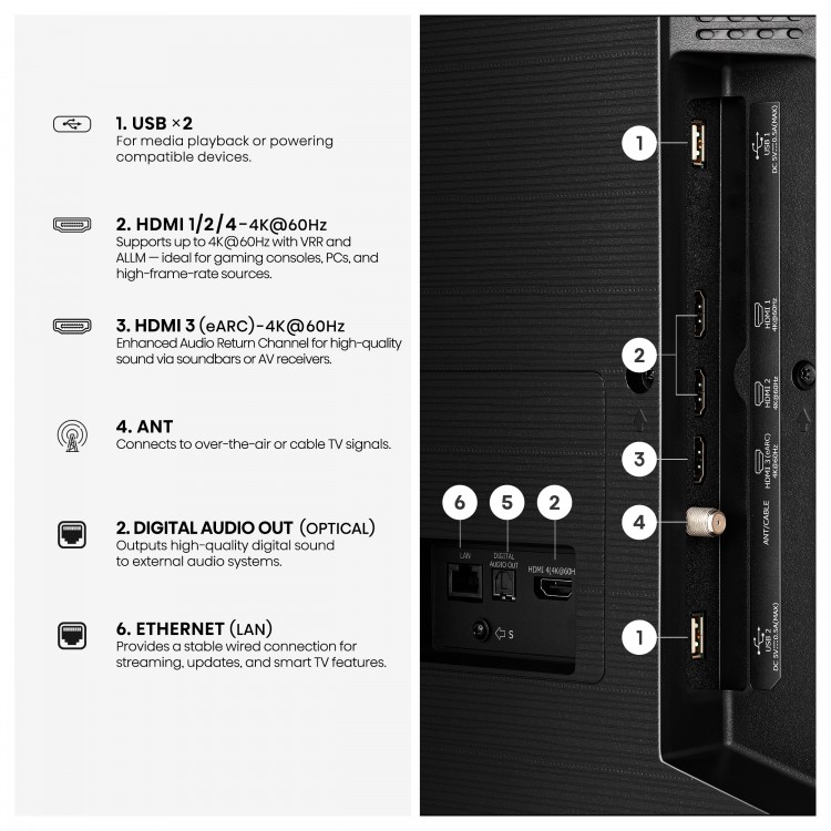 85" Hisense 85QD6SF Hi-QLED 4K UHD Fire Smart TV