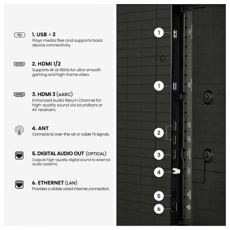 100" Hisense 100UR9SG RGB MiniLED AI Google TV