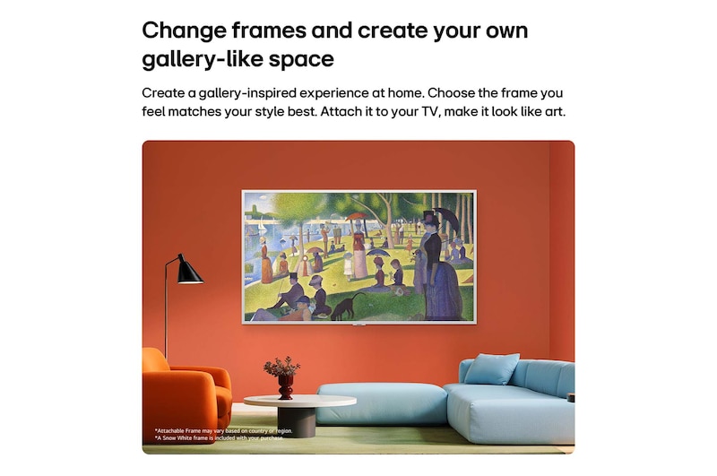 55" LG 55LX7BPUA Mini LED 4K Smart Gallery TV with Frame (2026)