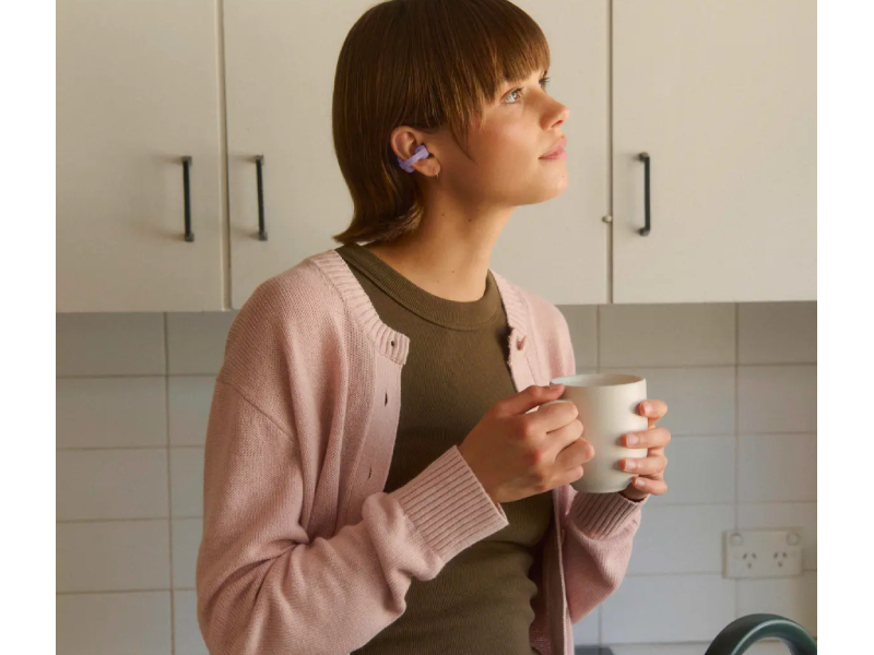 Sony LinkBuds Series LinkBuds Clip Wireless Headphones in Lavender - WFLC900/V