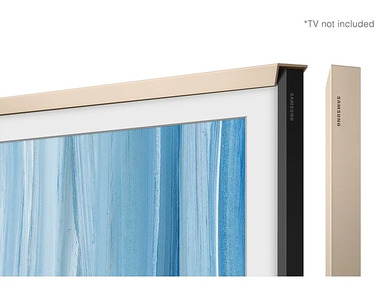 Samsung Customizable Bezel for 32" The Frame TV (Sand Gold Metal) - VG-SCFH32SGMZA