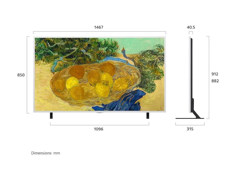 65" LG 65LX7BPUA Mini LED 4K Smart Gallery TV with Frame (2026)