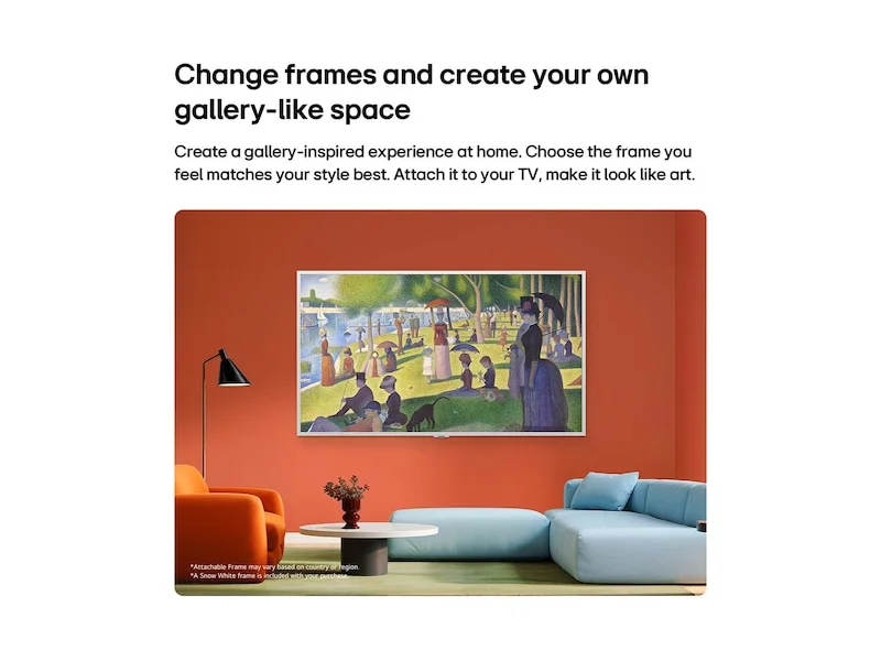 55" LG 55LX7BPUA Mini LED 4K Smart Gallery TV with Frame (2026)