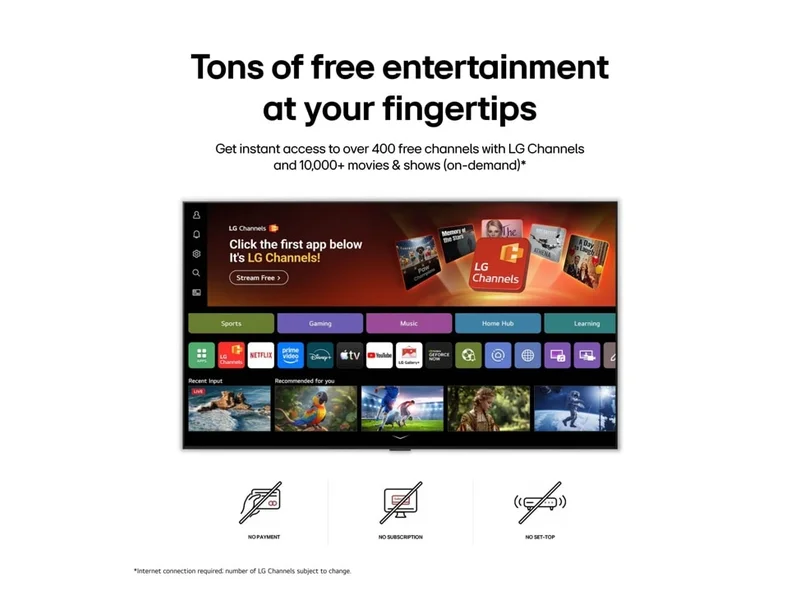 43" LG 43NU700BPUC Class LG Nano 4K UHD AI NU70 Smart TV 2026