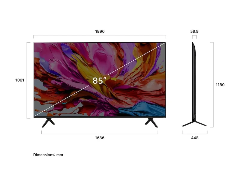 85" LG 85QNED91AUA QNED Evo AI MiniLED 4k Smart TV (2025)
