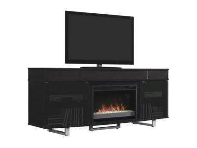 Bell'O New Enterprise Classic Flame And Electric Insert 26" Crushed Glass NEWENTB + 26EF031GPG